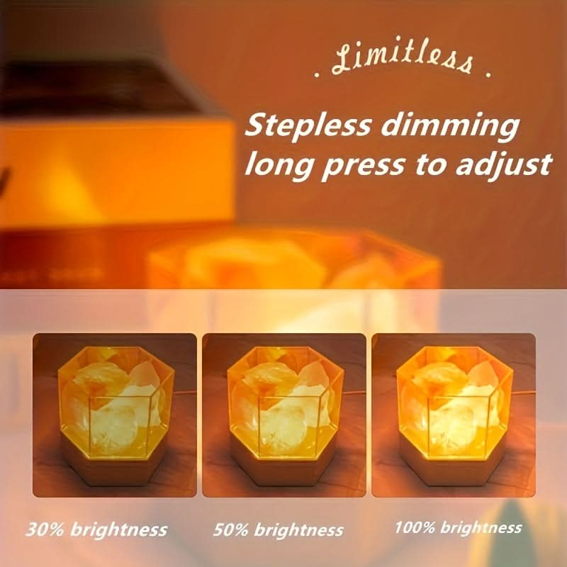 USB Himalayan Salt Lamp Night Light