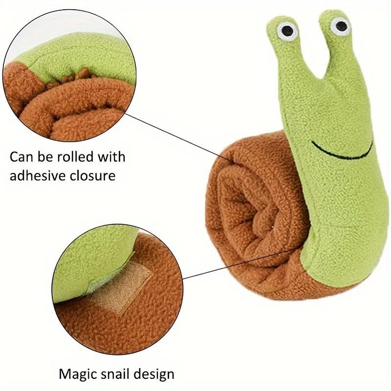 Snail Interactive Dog Feeder Puzzle Toy