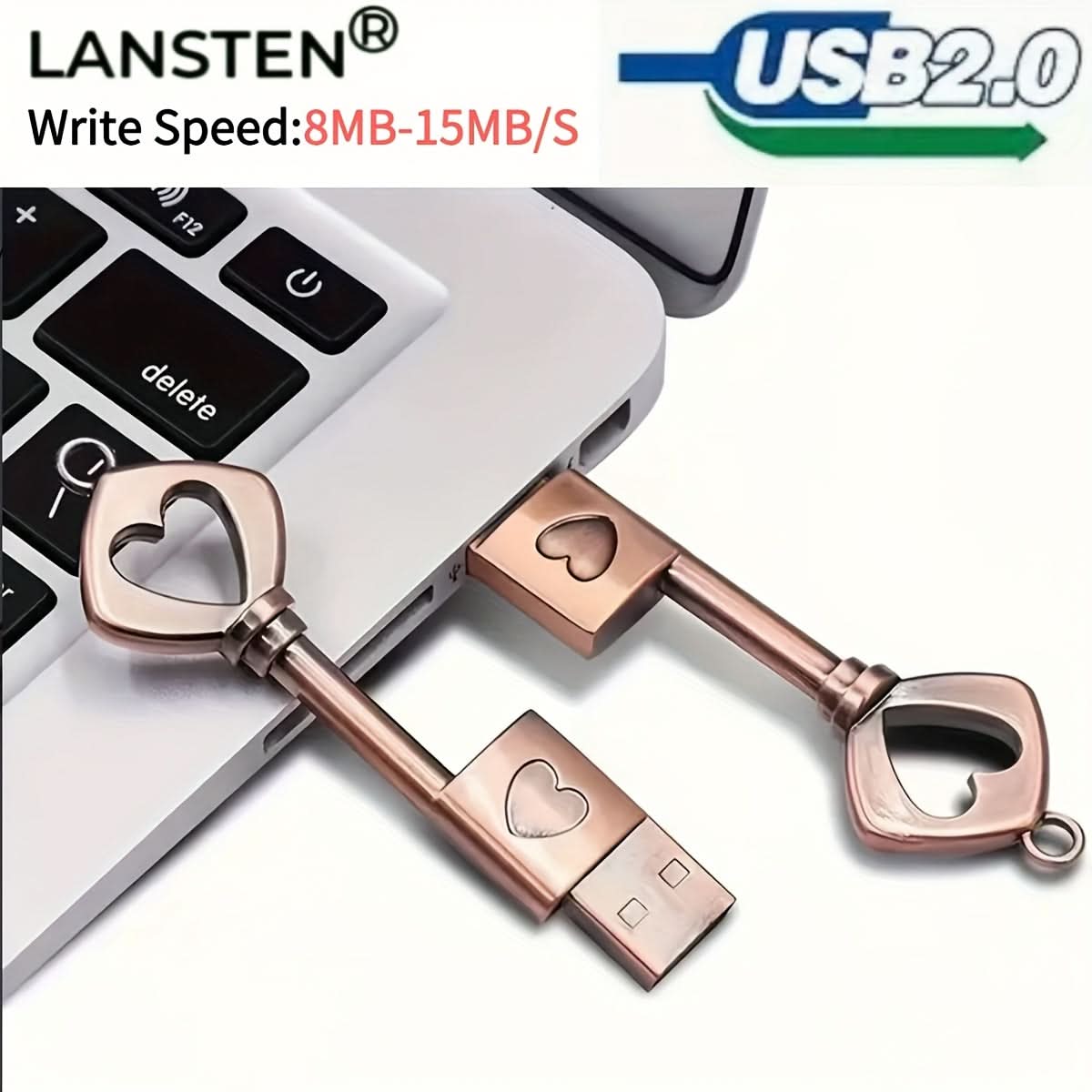 8GB High-Speed USB 2.0 Flash Drive