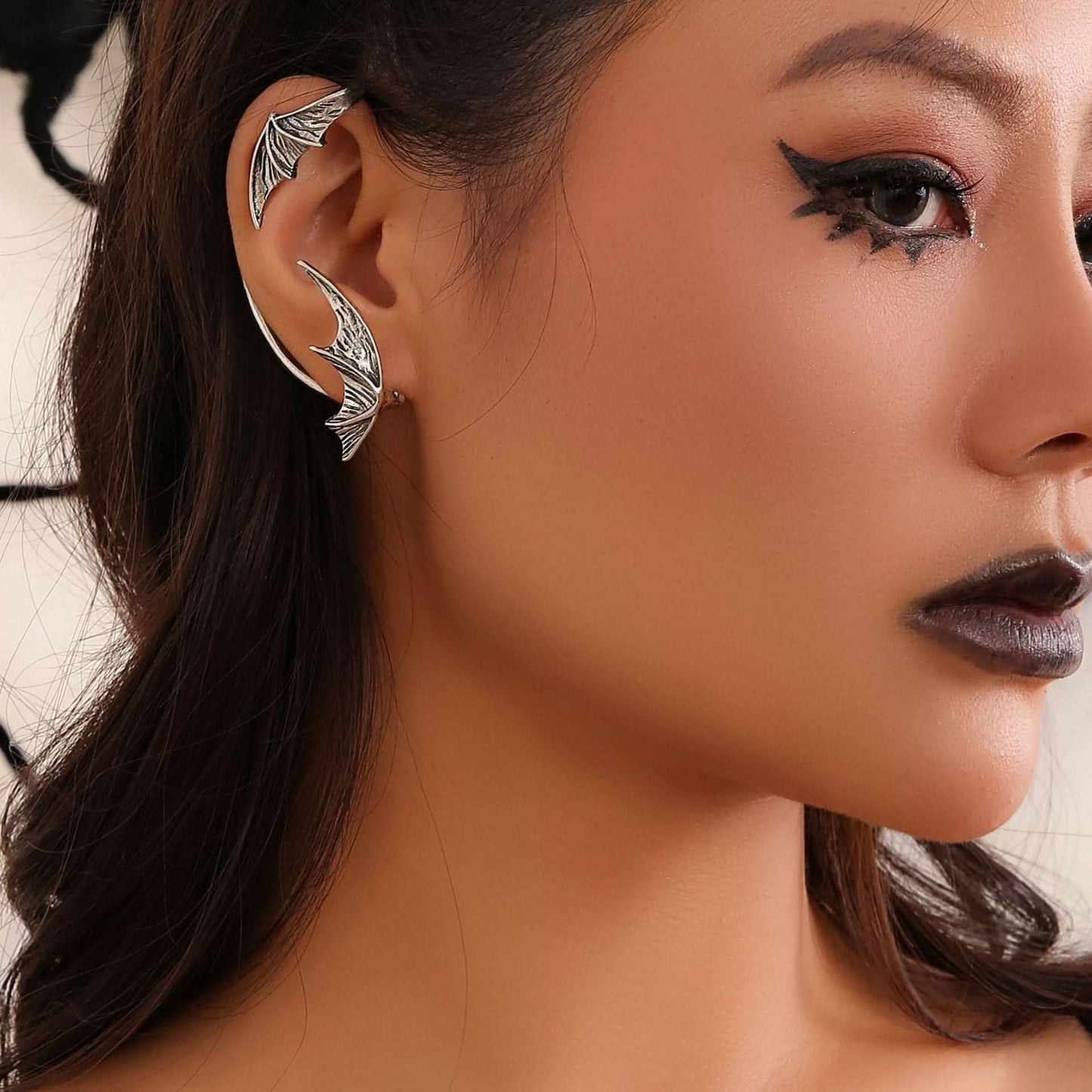 Punk Bat Wing Alloy Ear Cuff