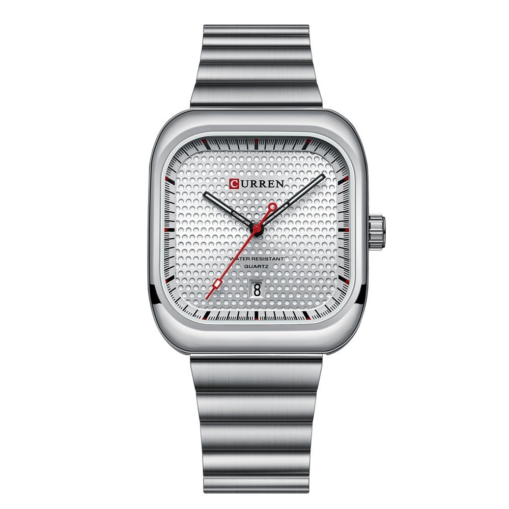 Curren 8460 Unisex Square Couples Watch for Men & Women