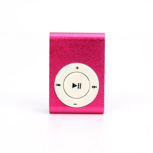 Jaerb Mini MP3 Player with Clip – Rechargeable LED Music Player for Travel, School & Outdoor Use