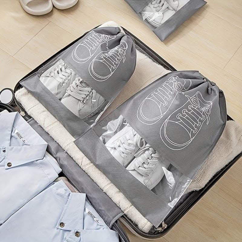 Travel Shoe Storage Bags – Mold Proof, Dustproof, Transparent & Portable