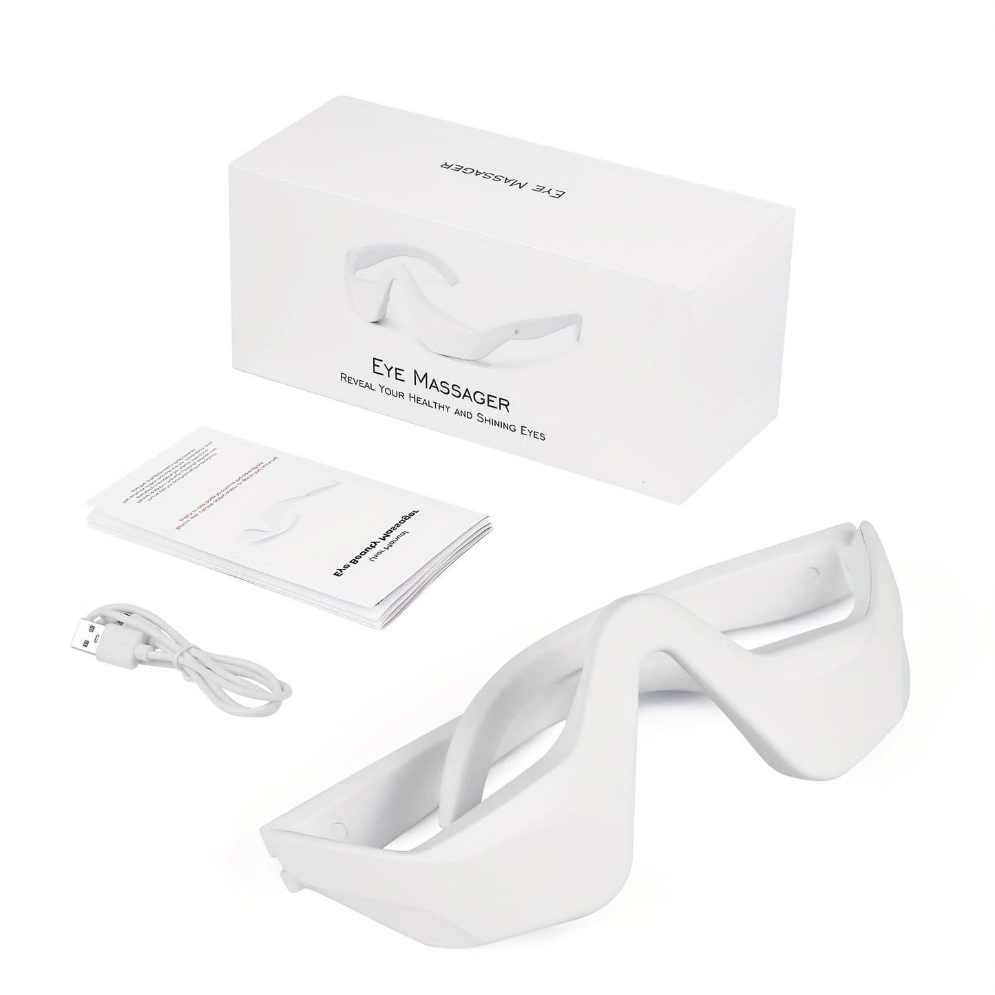 USB Rechargeable 3D Eye Massager for Relaxation