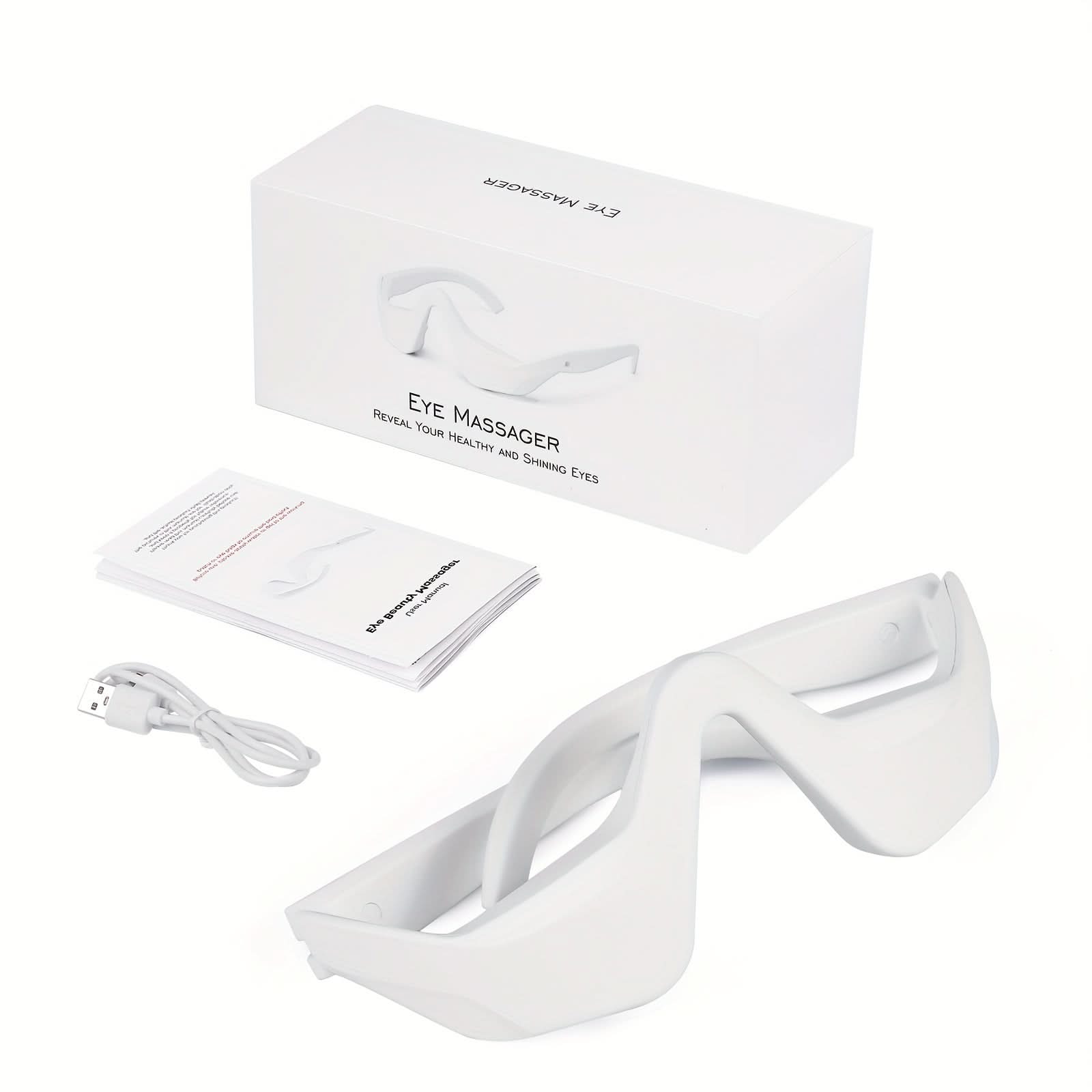 USB Rechargeable 3D Eye Massager for Relaxation
