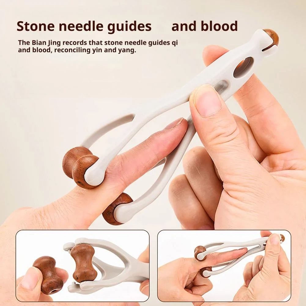 Finger Massager Roller – Hand Therapy Clip for Joint Relief & Circulation Support