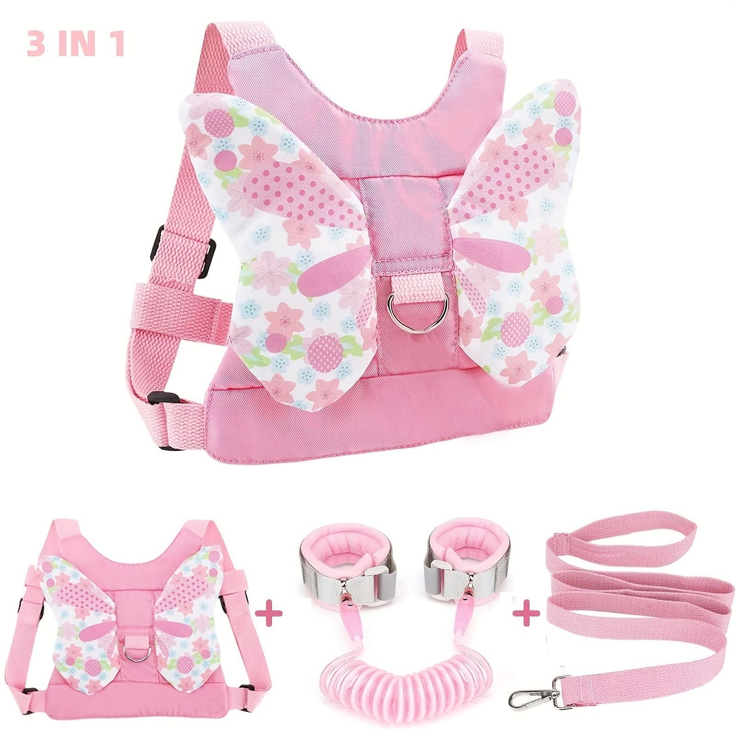 3-in-1 Baby Safety Leash and Harness