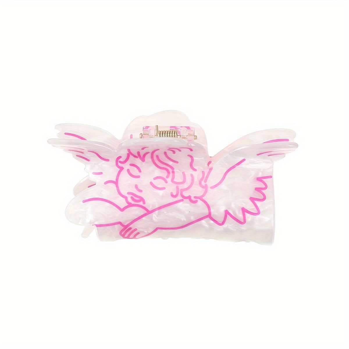 Cute Cartoon Donut Cupid Hair Claw