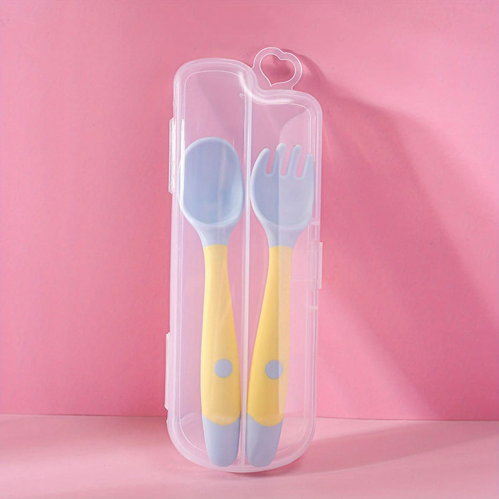 Youngsters Training Fork & Spoon Set with Meal Box