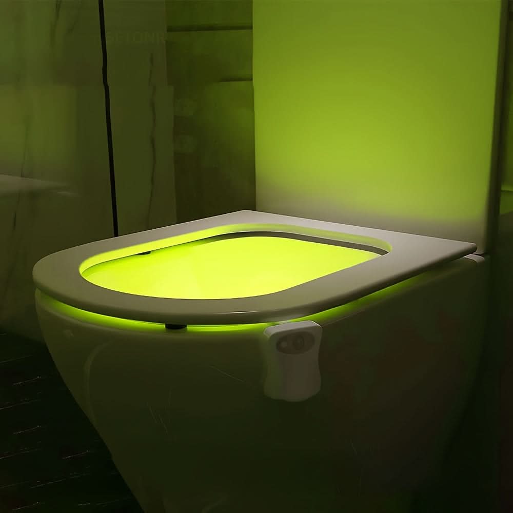 2-Pack 16-Color Motion Sensor Toilet Seat Light