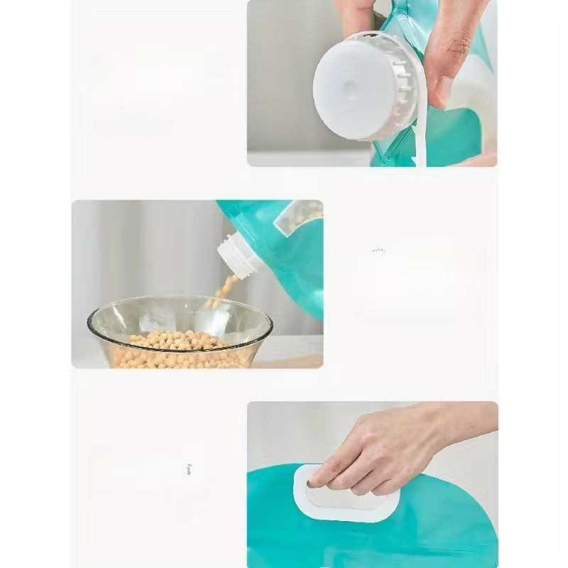 Airtight Food Storage Bag – Moisture-Proof Grain & Rice Container for Kitchen Organization