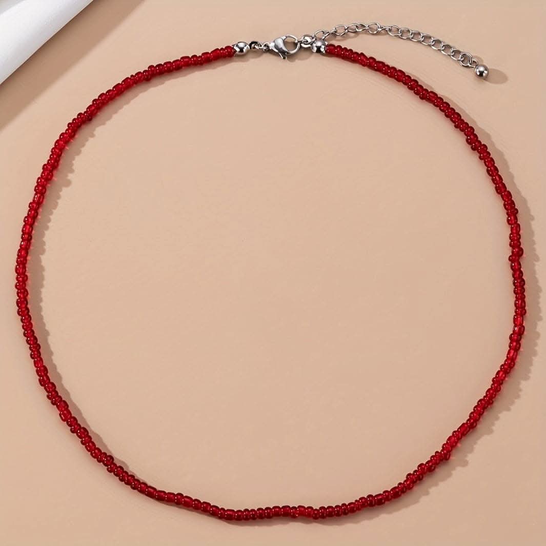 Bohemian Chic Beaded Necklace – Handmade & Fashionable