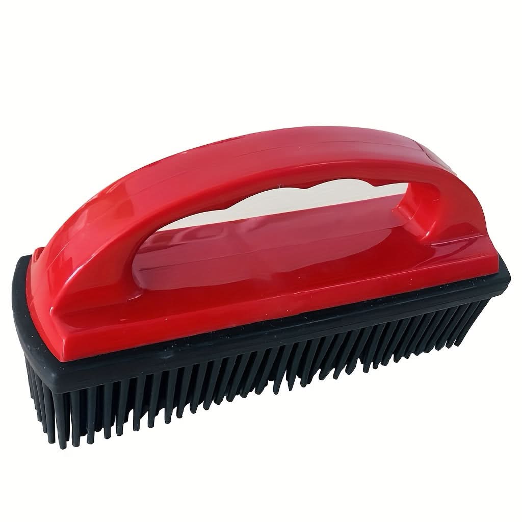 Ergonomic Silicone Pet Grooming Brush – For Dogs & Cats