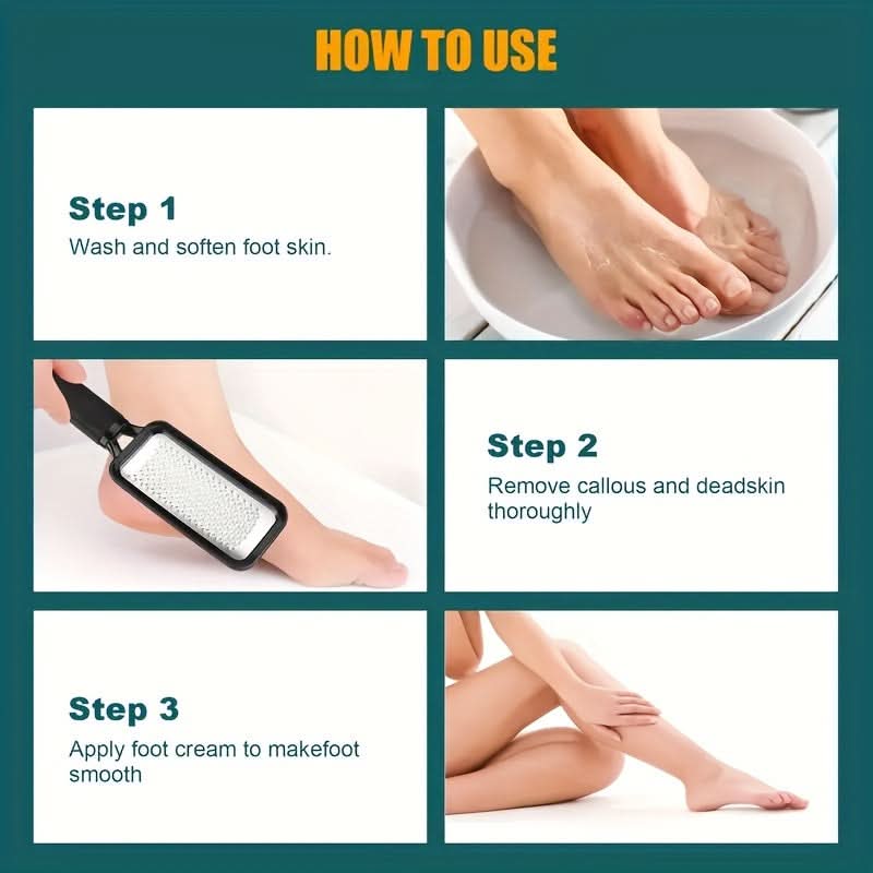 Stainless Steel Foot File Callus Remover Rasp