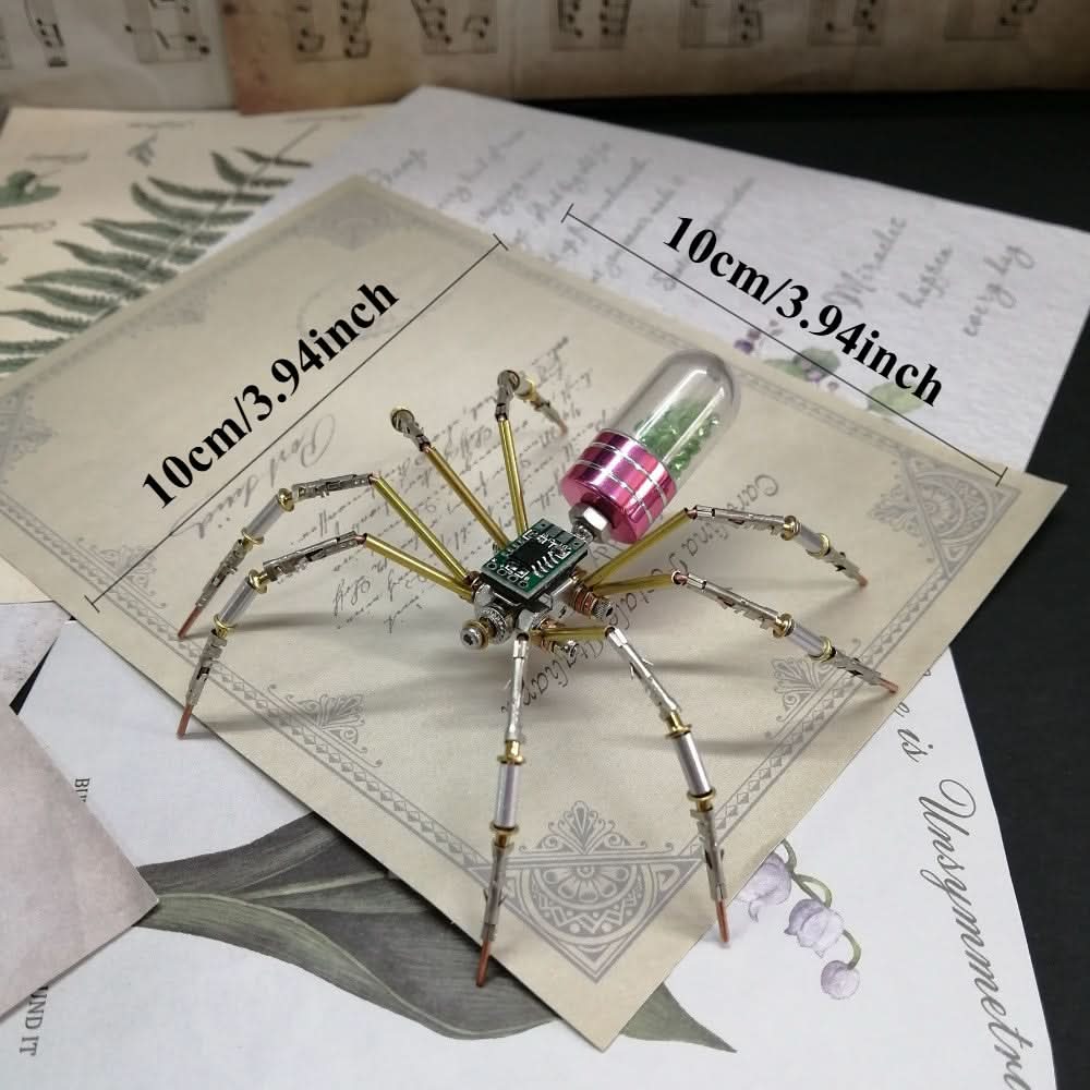 3D Metal Steampunk Mechanical Spider DIY Craft Kit