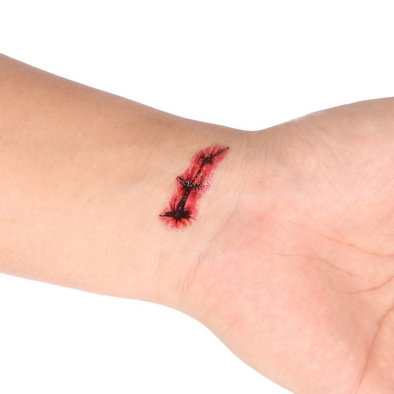3D Bloodstain Temporary Tattoos for Halloween