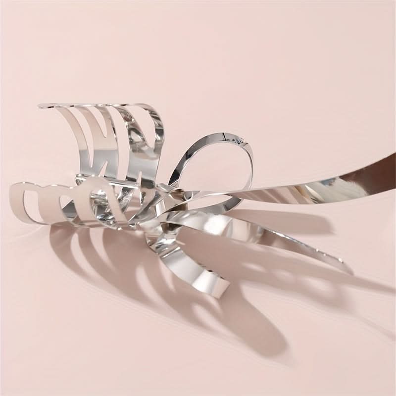 Elegant Bowknot Ribbon Hair Clip for Women