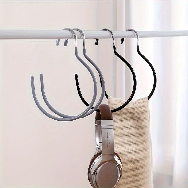 2-Pack Rubber-Coated C-Hook Hangers