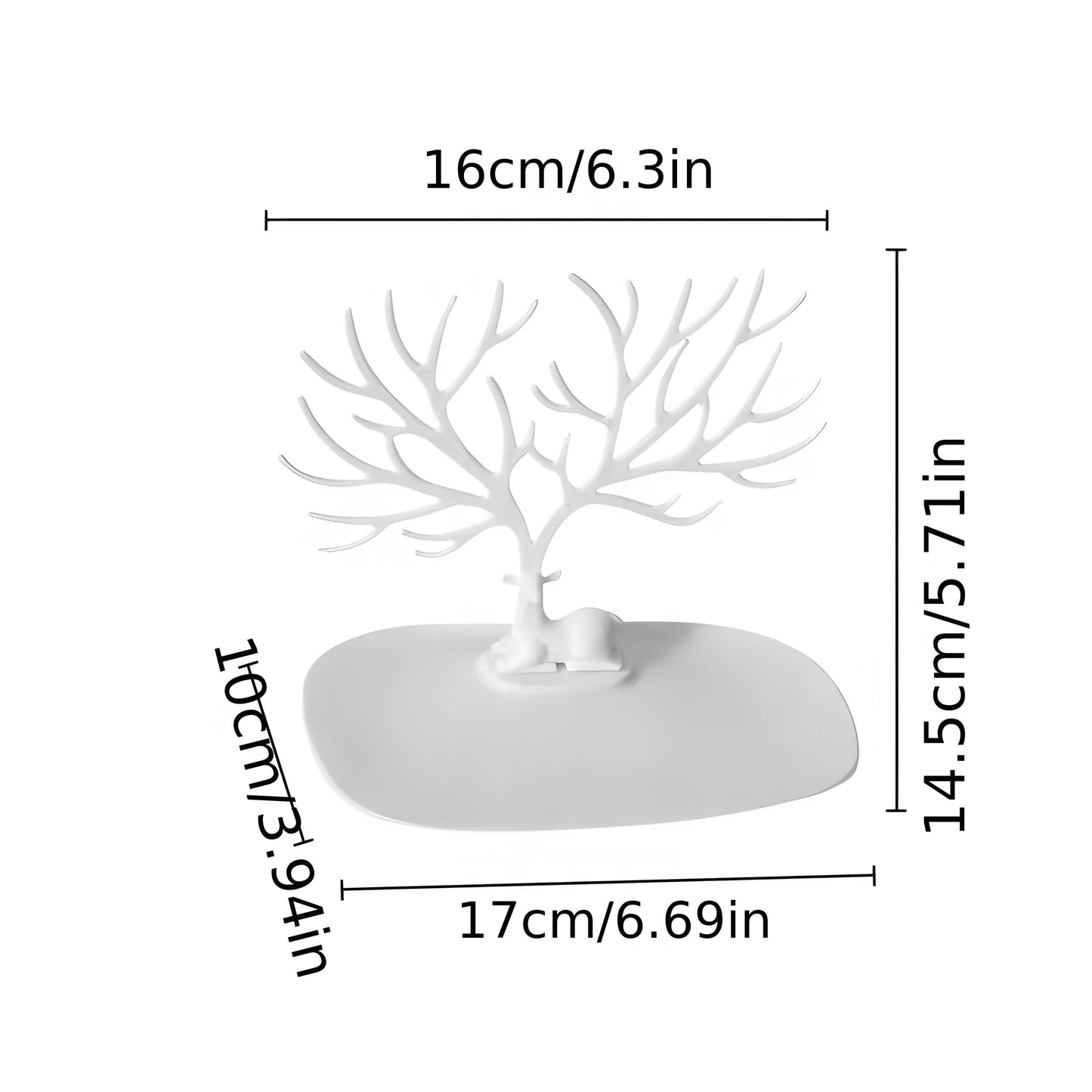 Vintage Deer Branch Jewelry Organizer – Elegant Display Stand