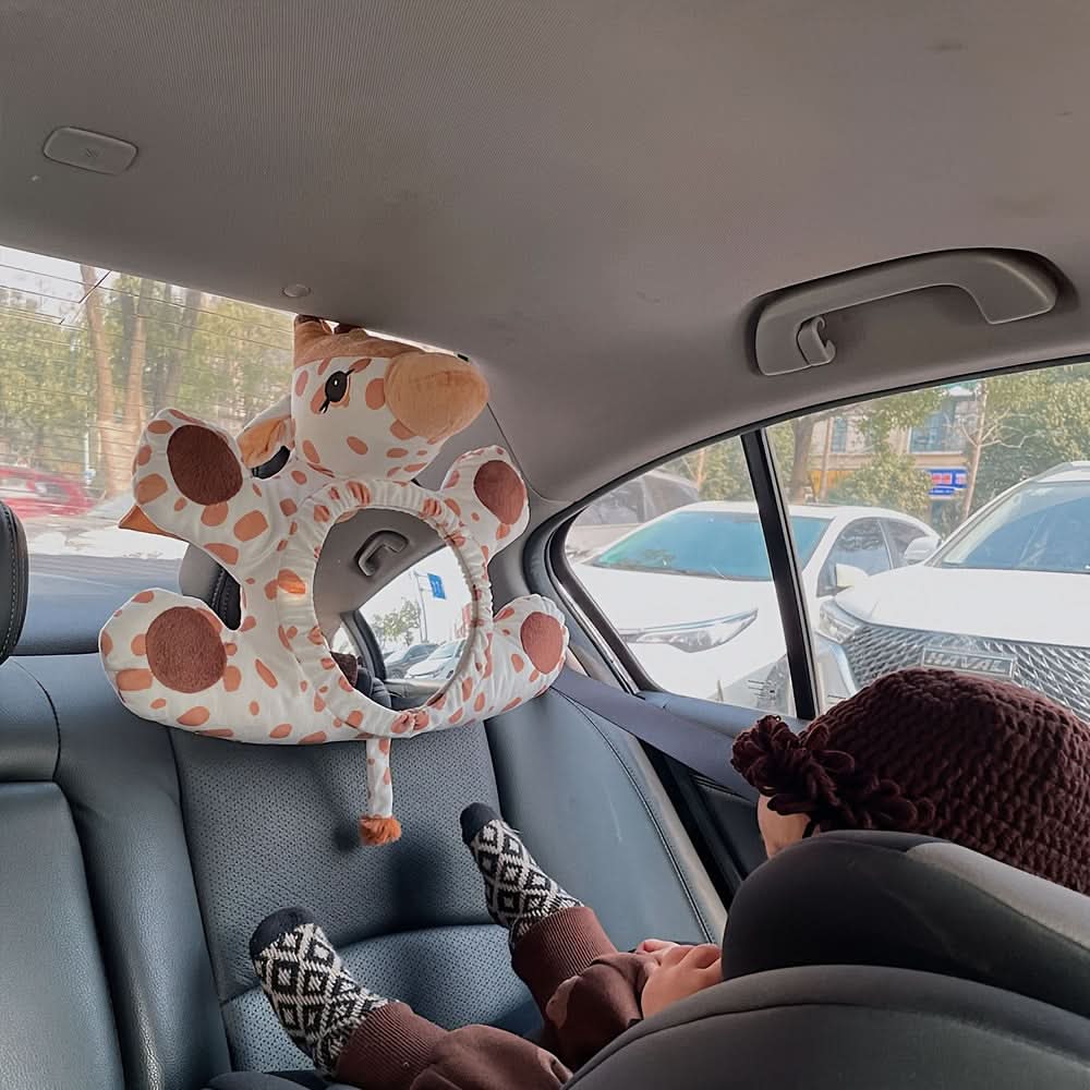 Reverse Viewing Safety Mirror for Baby Car Seat - Large Doll Rearview Basket Mirror