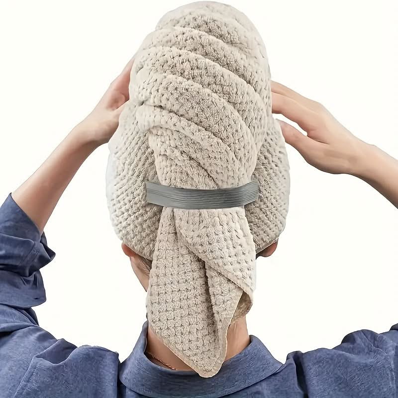Luxurious Quick-Dry Hair Turban Wrap