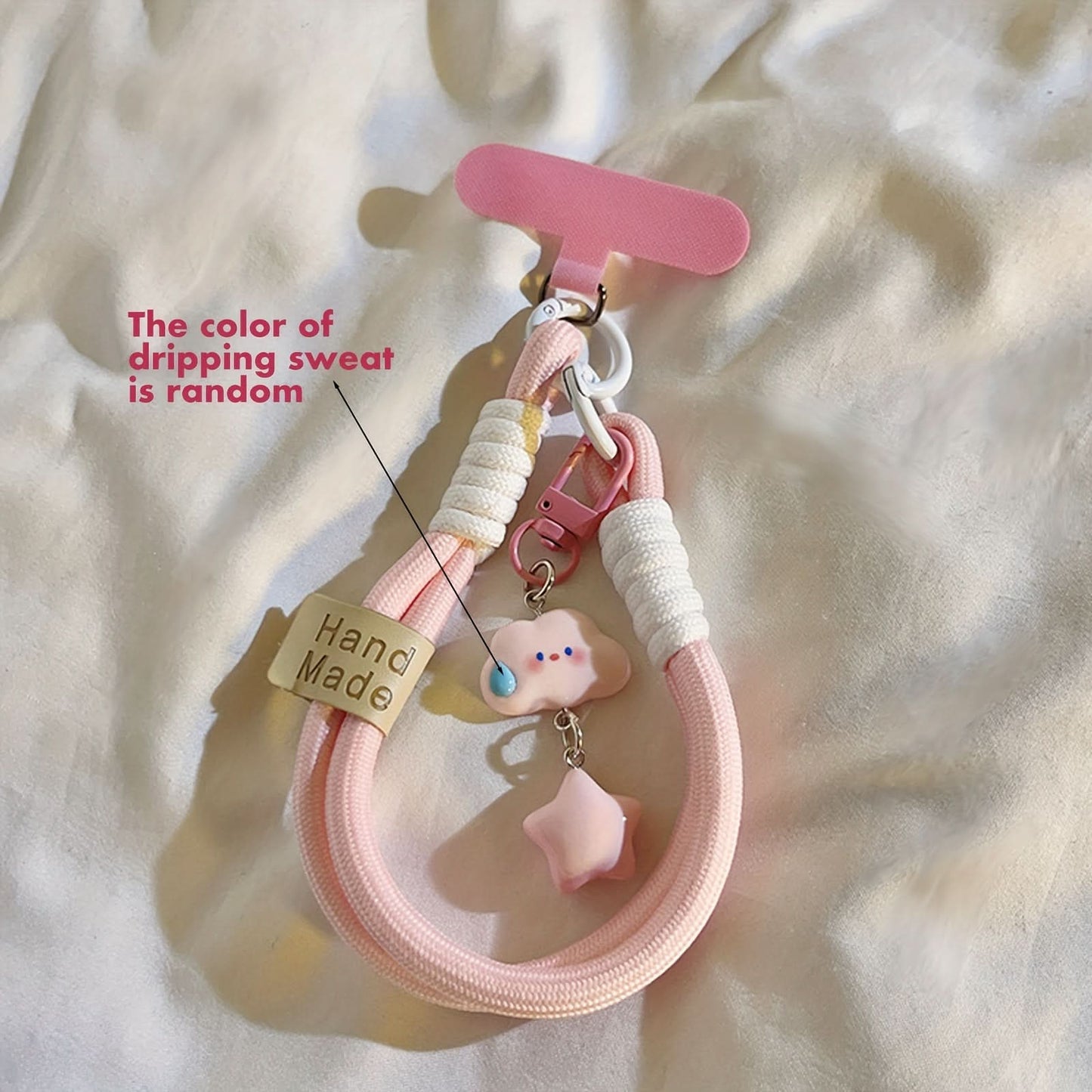 Candy-Colored Cloud and Star Phone Strap