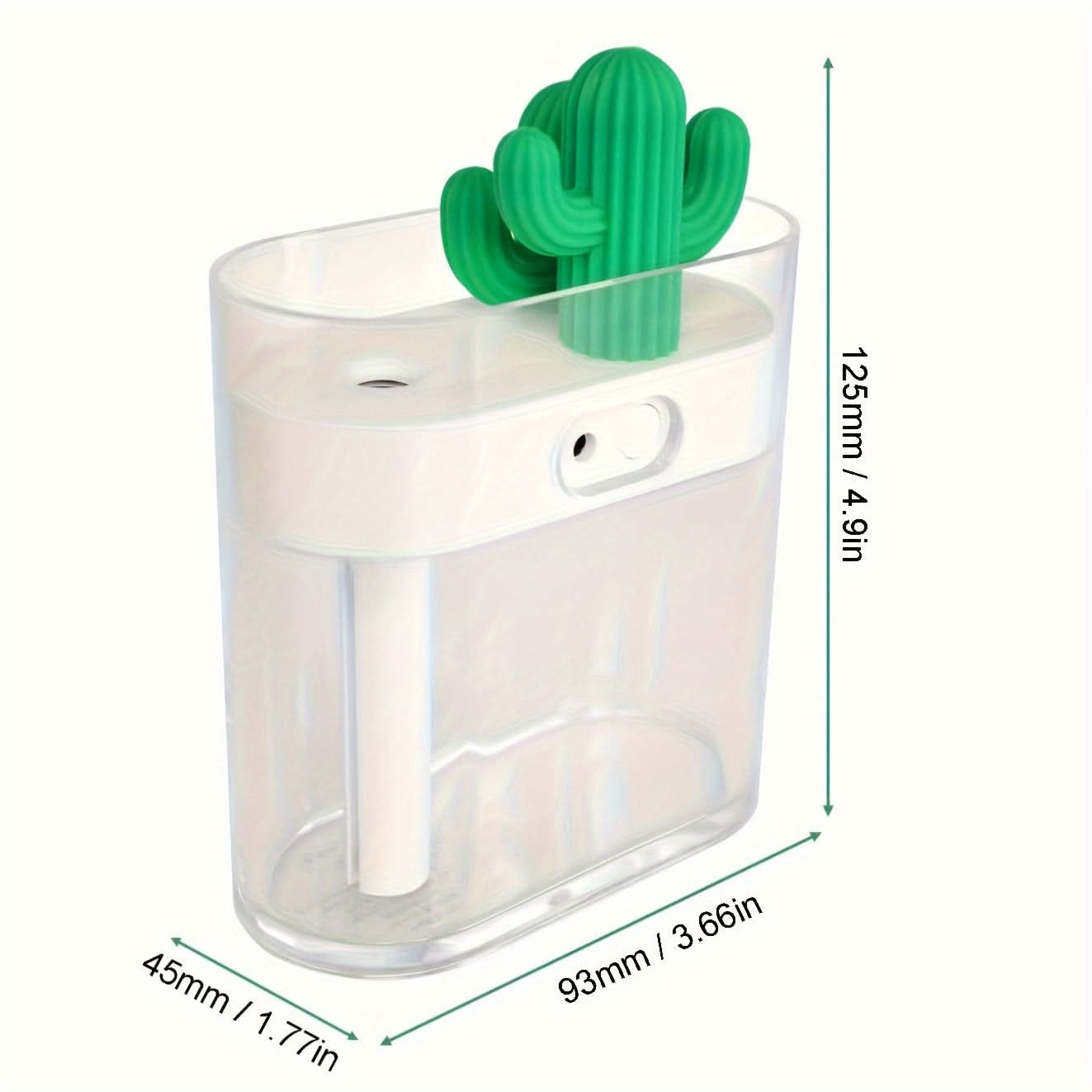 USB Cactus Humidifier with LED Lighting