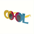 Anime Letter Shaped Novelty Glasses for Parties