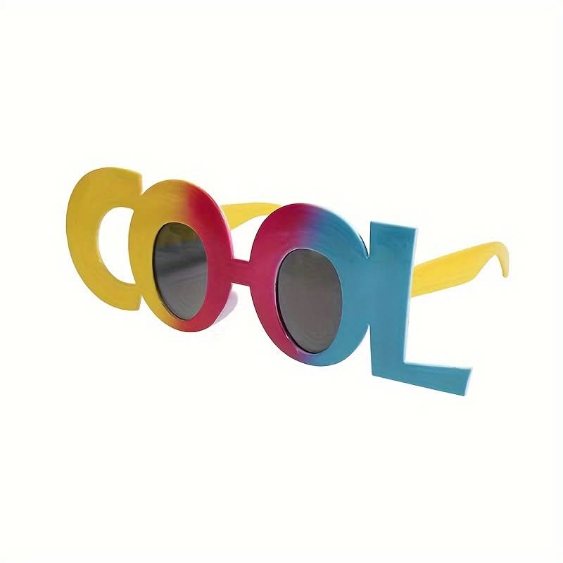 Anime Letter Shaped Novelty Glasses for Parties
