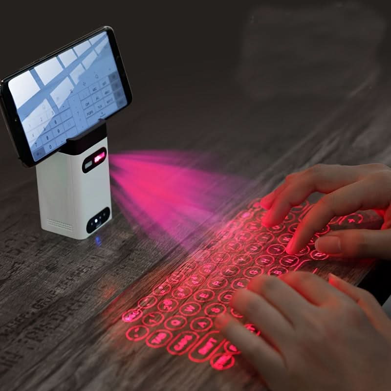 Wireless Laser Projection Keyboard with Power Bank