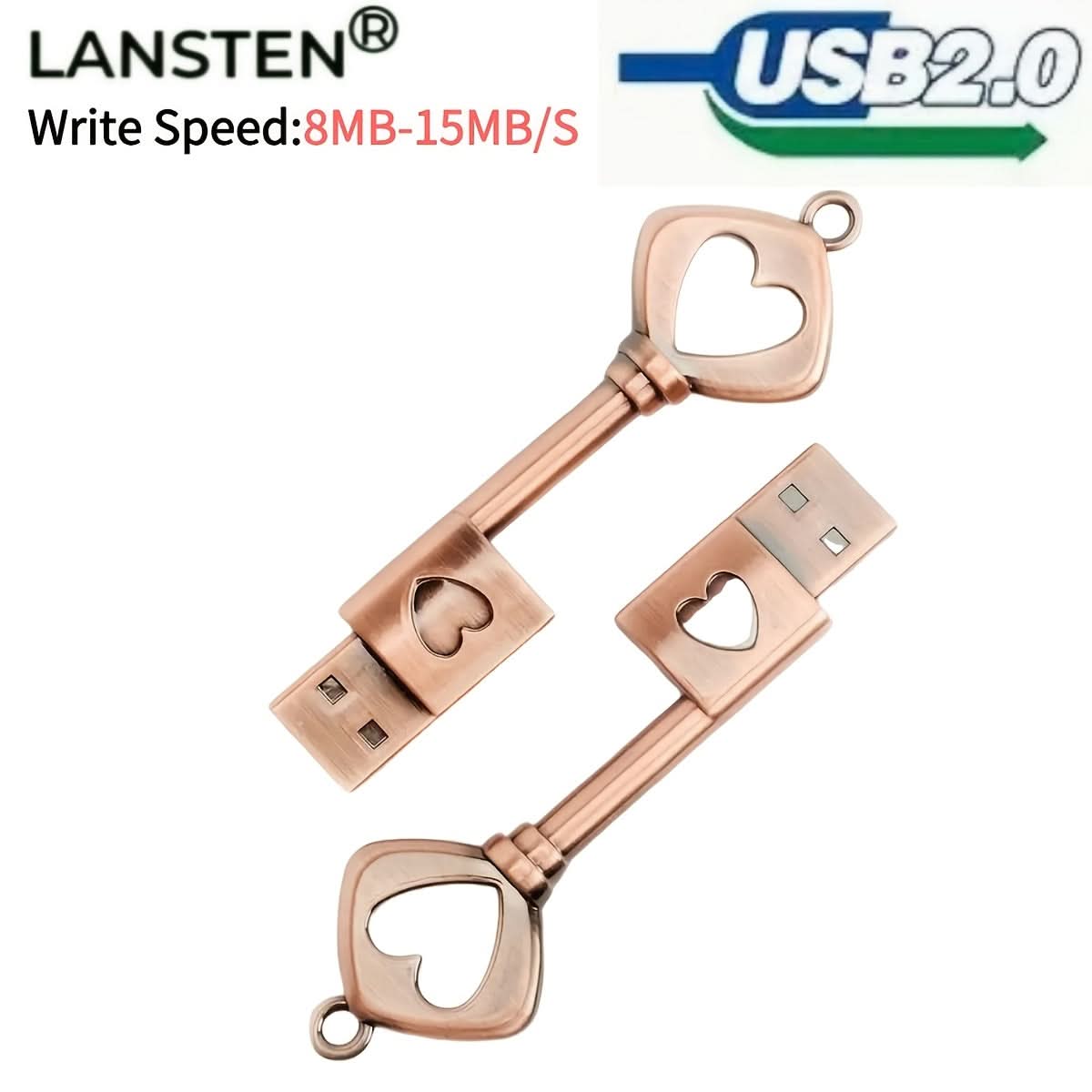 8GB High-Speed USB 2.0 Flash Drive