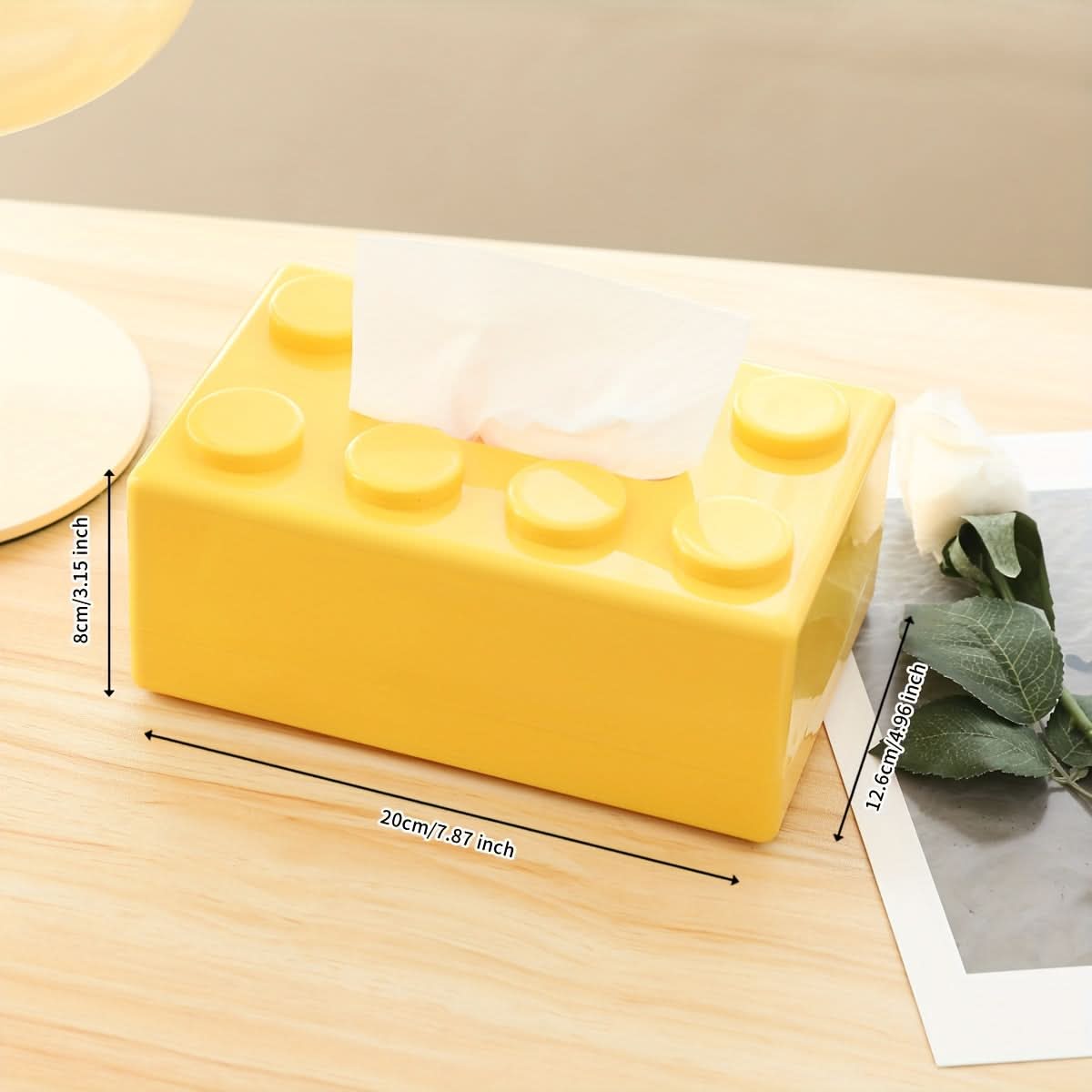 Decorative Wall-Mounted Tissue Box Holder