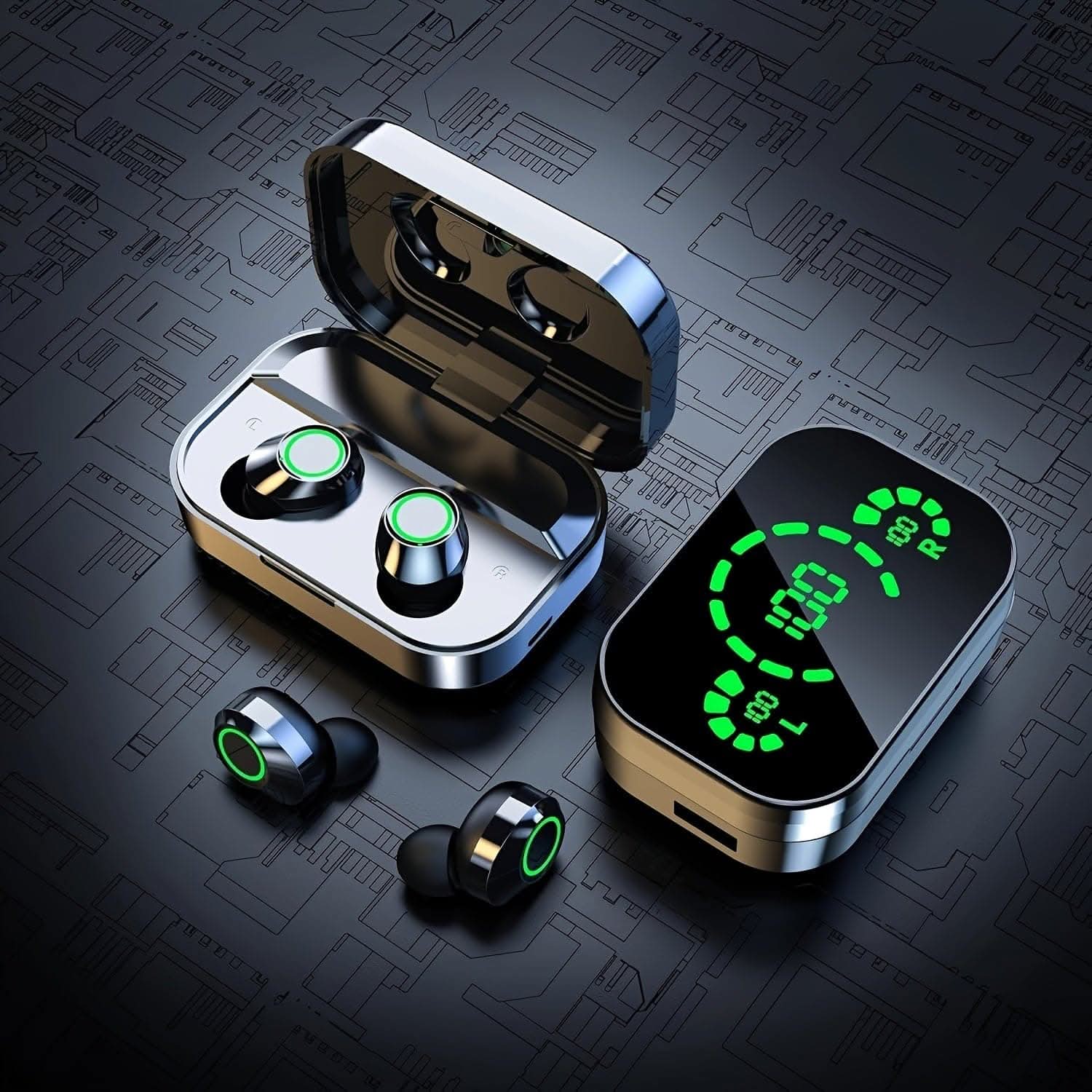2024 Triple-Screen Smart Wireless Earbud