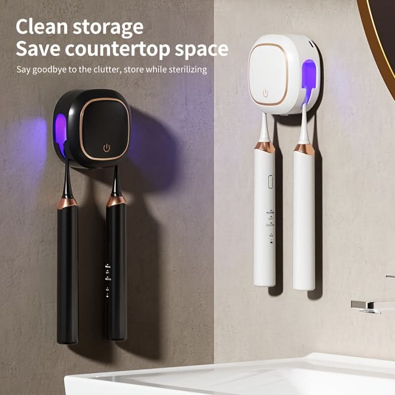 Wall-Mounted UV Toothbrush Sterilizer with USB