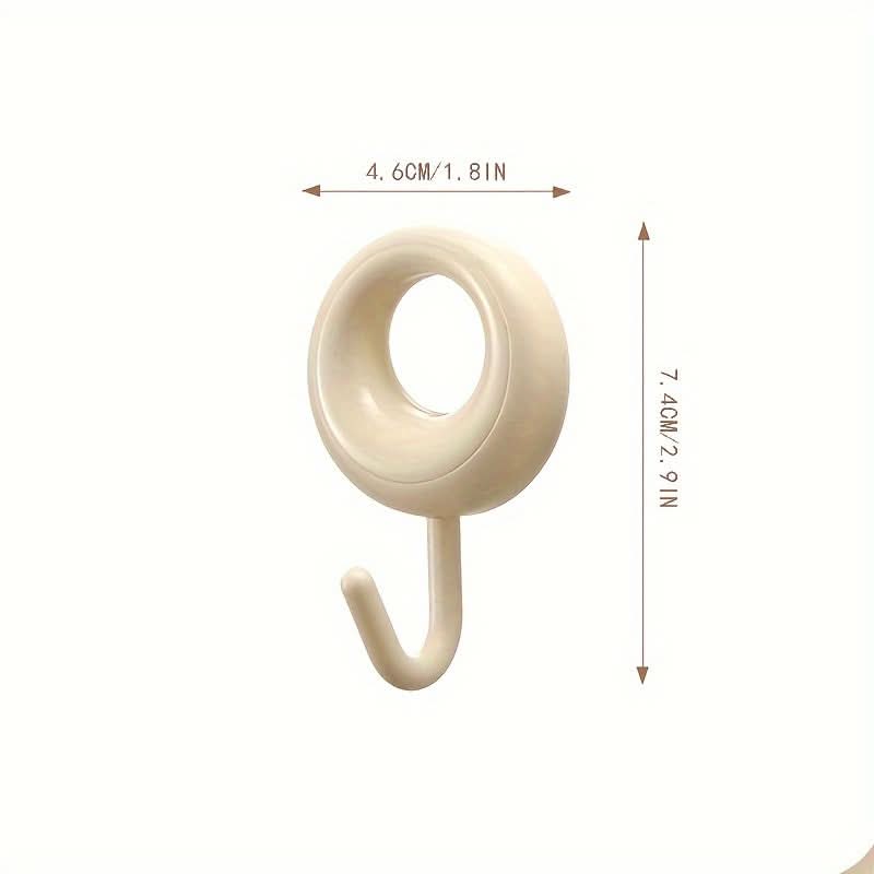4-Piece Self-Adhesive Wall Hooks Set