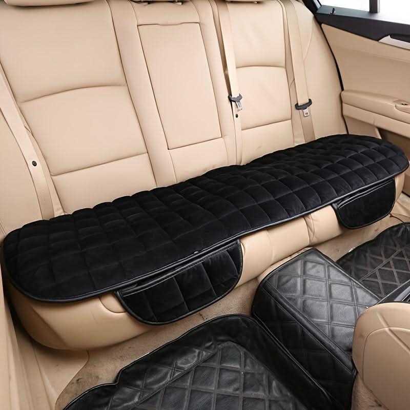 Car Back Seat Cover – Plush Non-Slip Rear Seat Cushion