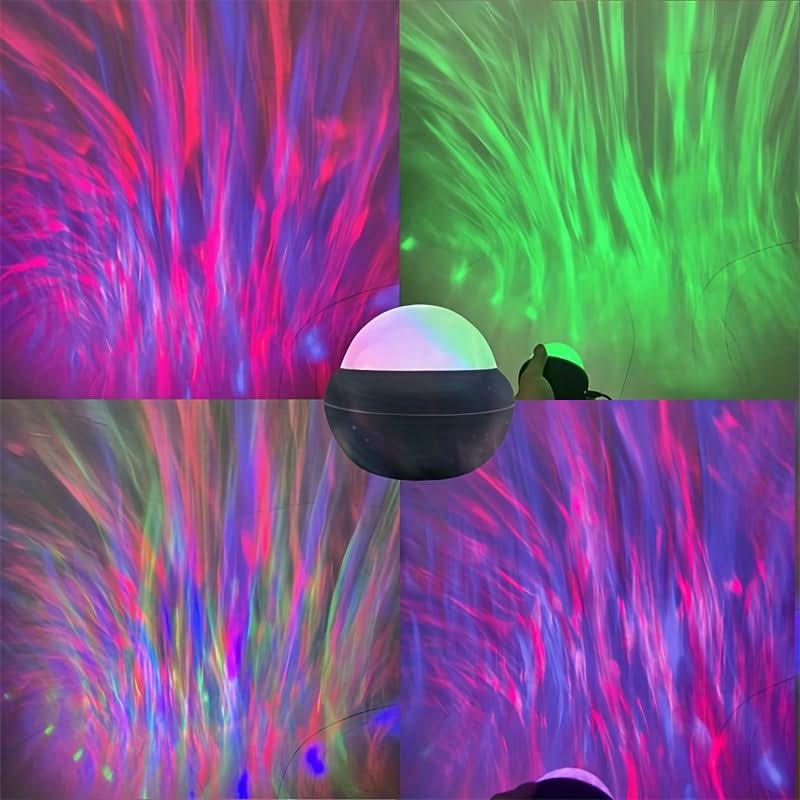 Aurora Lights Projector – 2-in-1 LED Northern Lights & Ocean Wave Projector