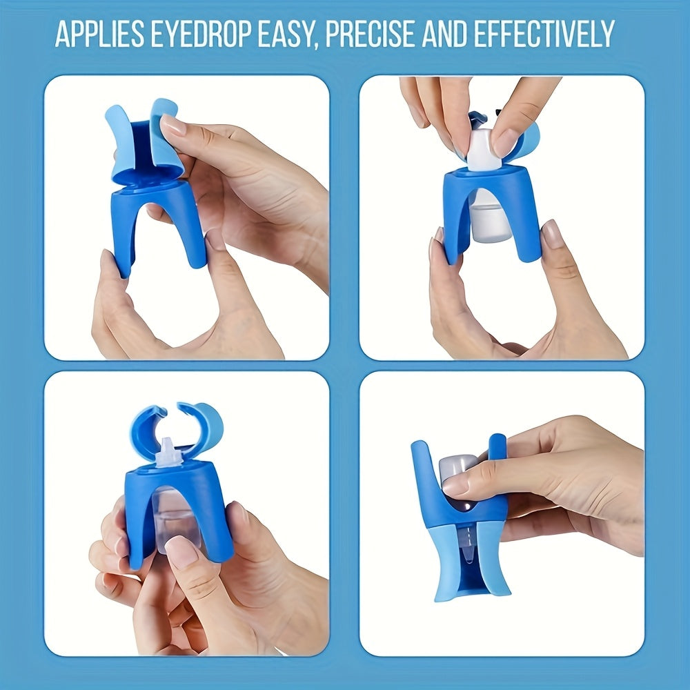 Portable Hypoallergenic Eye Drop Applicator – Reusable, Travel-Friendly Design for All Ages