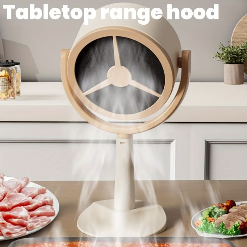 Mini Portable Desktop Range Hood – Small High Wind Household Kitchen Vent Hood
