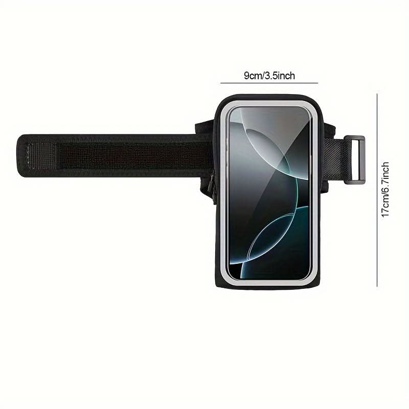 7-inch Universal Touch Screen Running Arm Bag - Waterproof Wrist Pouch