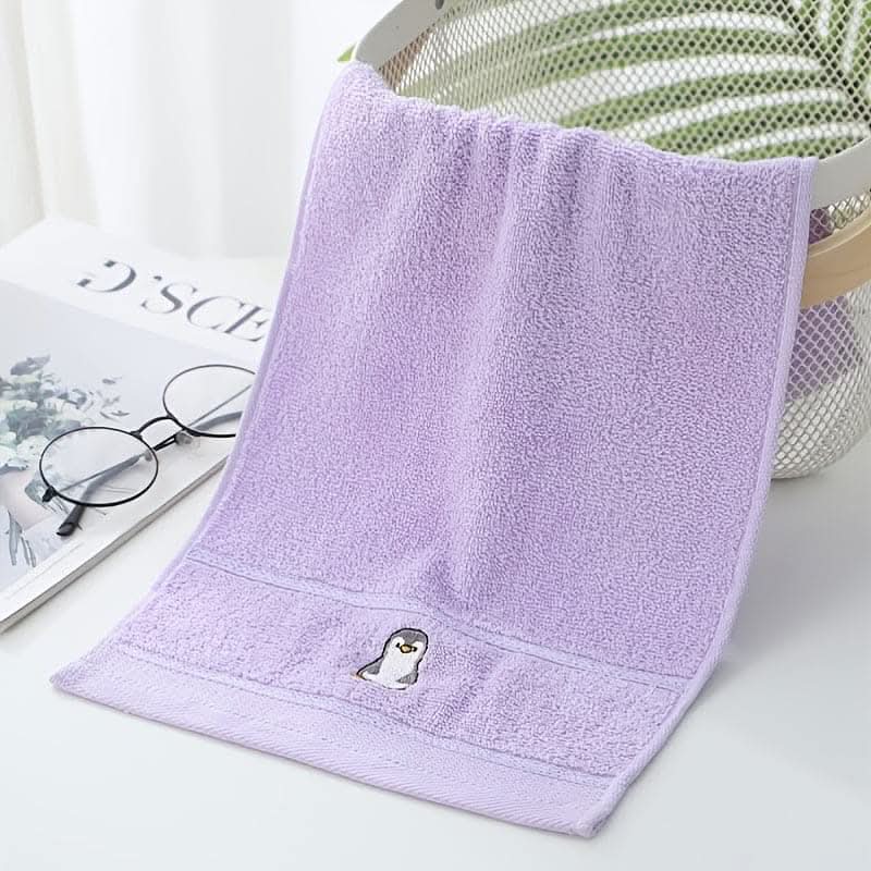 5pcs Soft Cartoon Animal Kids Face Towels