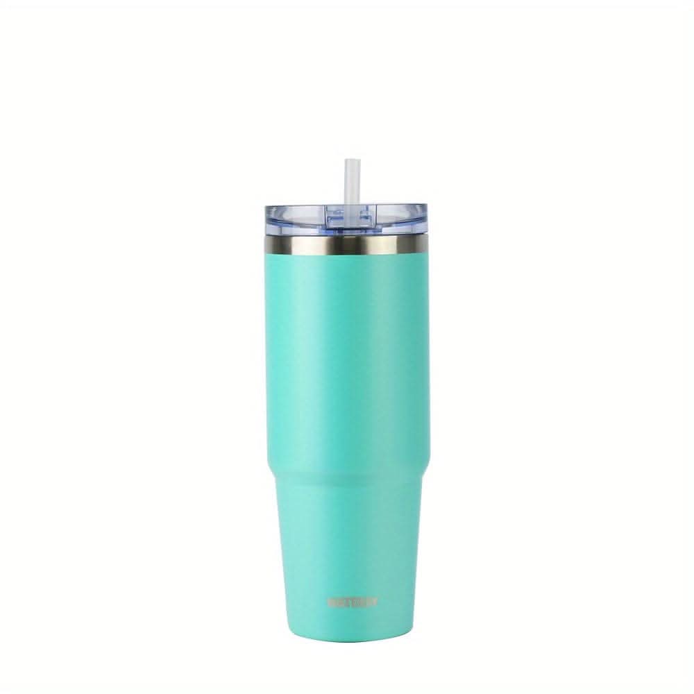 30oz Stainless Steel Tumbler with Straw