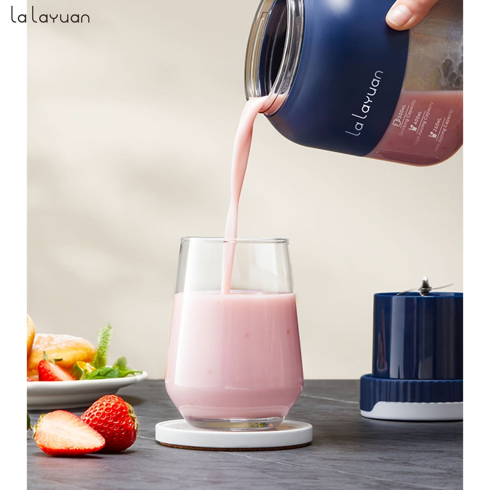 Portable USB Rechargeable Blender – Personal Smoothie & Shake Blender