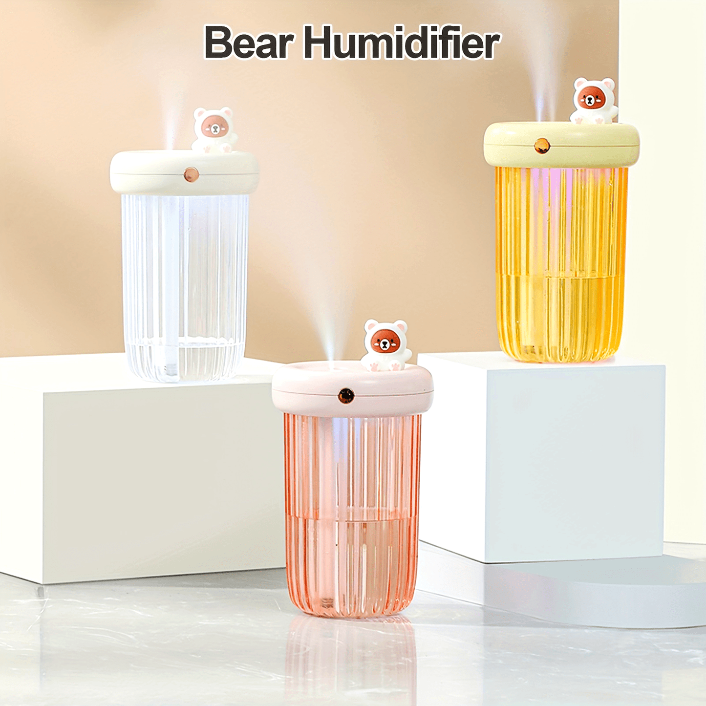 Bear USB Humidifier with Night Light