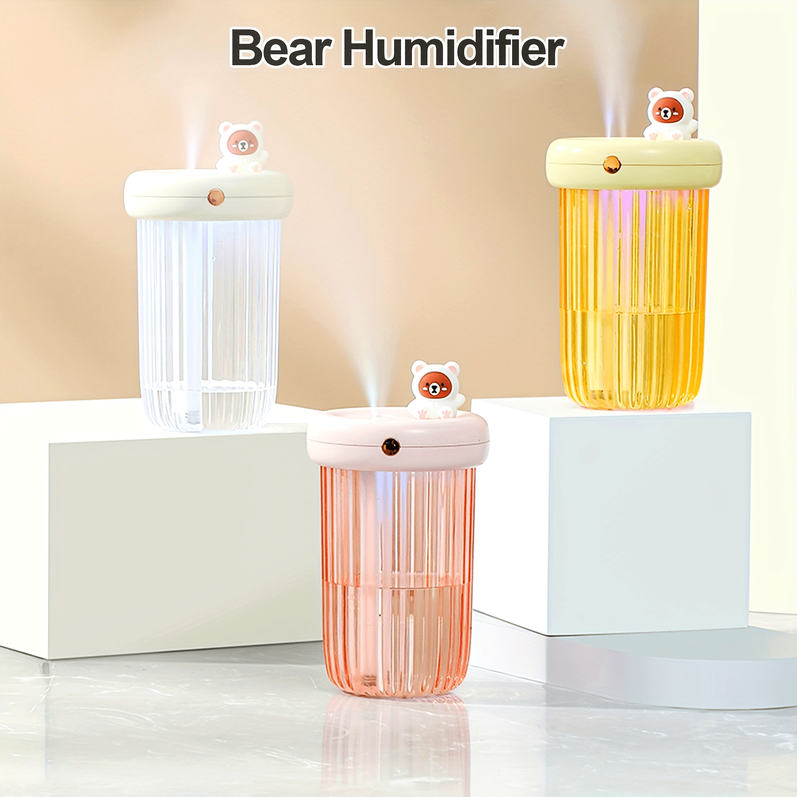 Bear USB Humidifier with Night Light