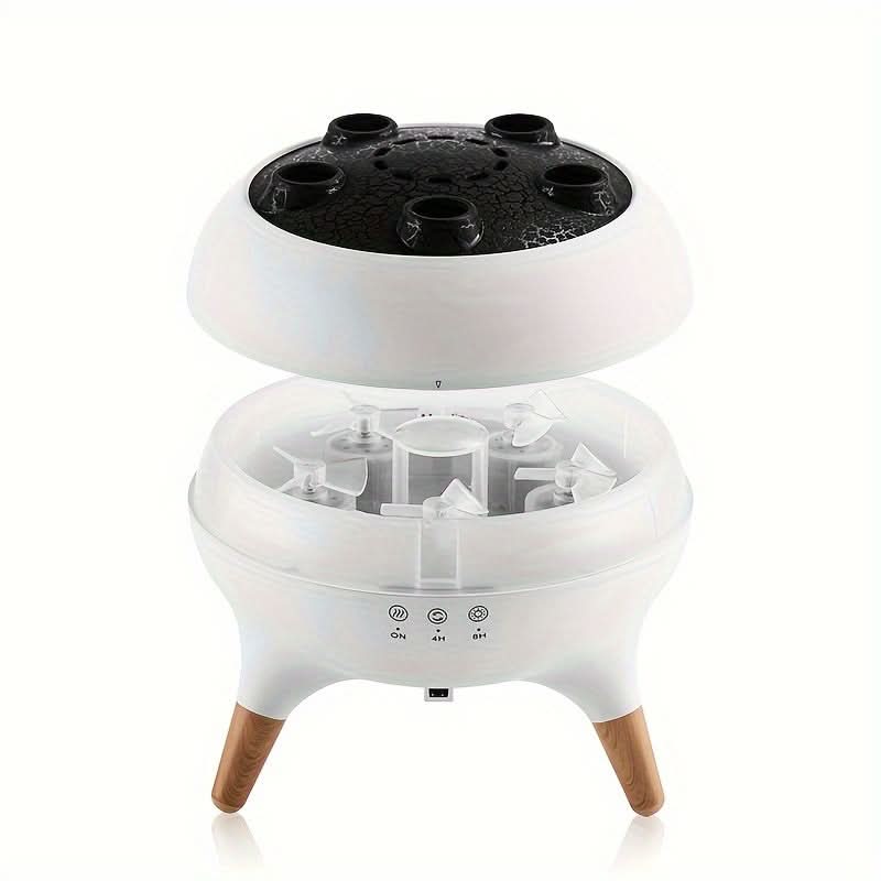 Multi-Spray Humidifier with Remote Control - Colorful Jellyfish Aromatherapy Machine