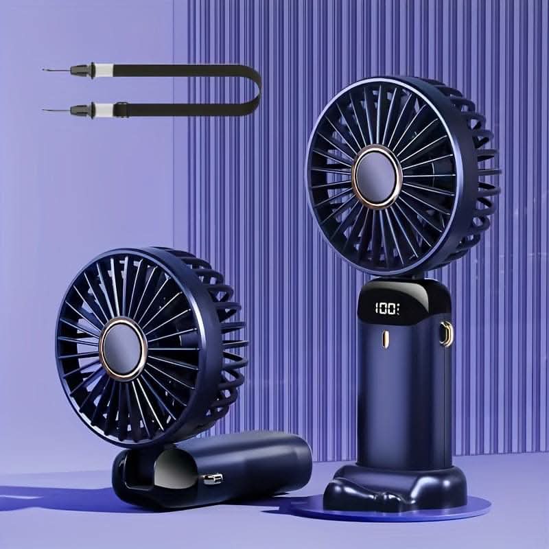 Portable Mini Fan with LED-USB Folding