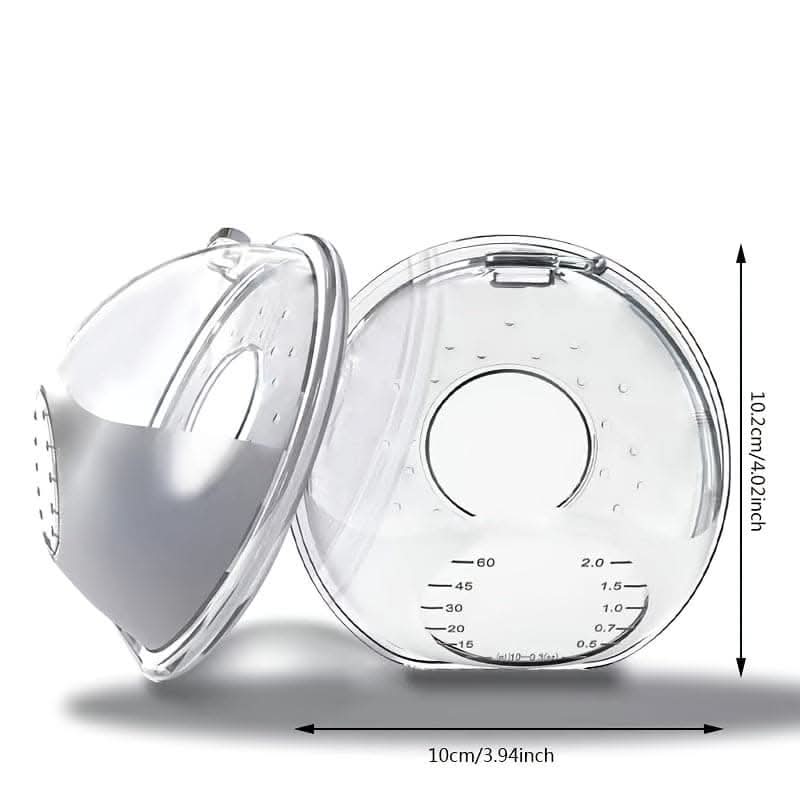 BPA-Free Silicone Breast Milk Collector Set - 2 Soft Nursing Cups