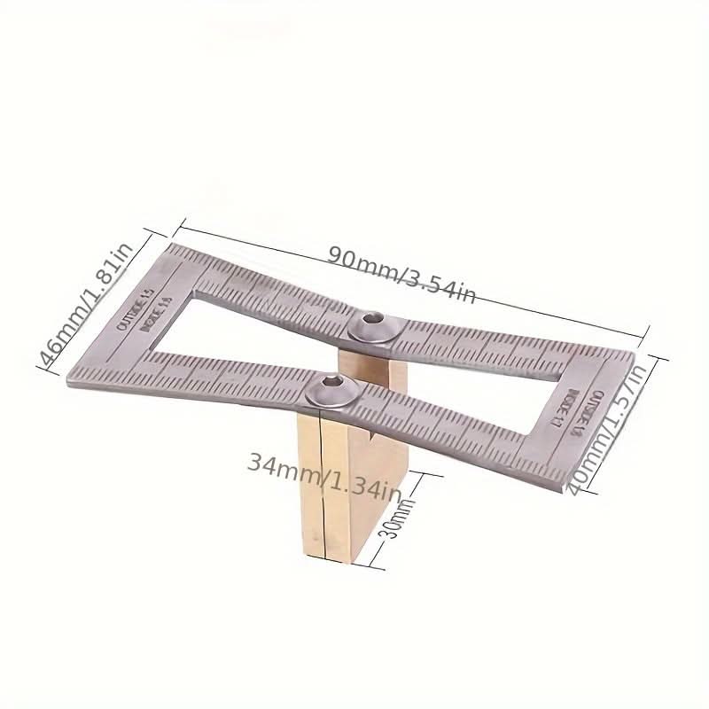 Precise Dovetail Marker Tool for Woodworking