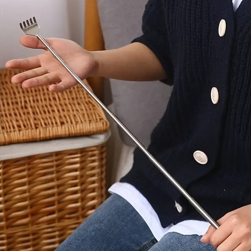 Retractable Stainless Steel Back Scratcher – Your Portable Itch Relief Solution